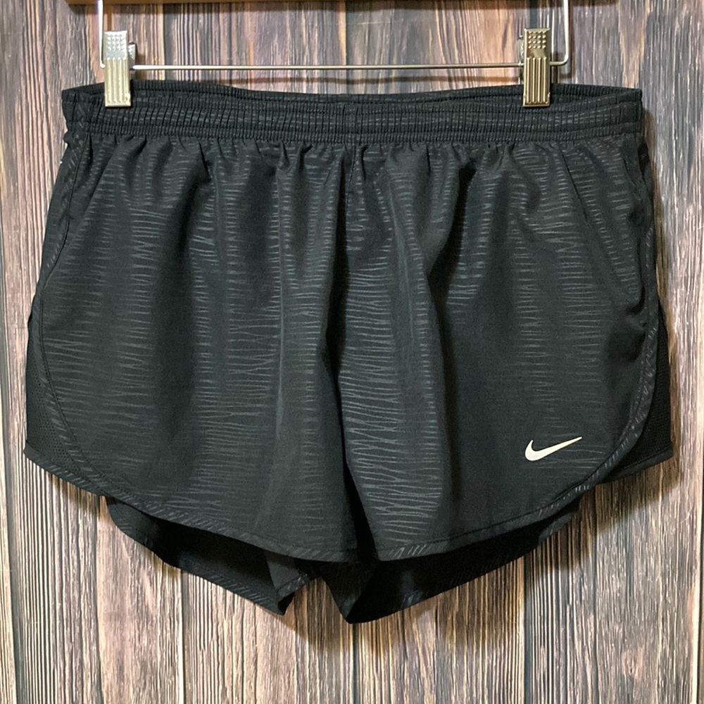 Nike Women’s Dri-FIT Tempo Core Black Running Shorts - Size Medium